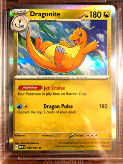 Dragonite Holo Rare #149 - BGS NM-MT 8 - 2023 Scarlet & Violet 151 - Pokemon TCG - Image 2