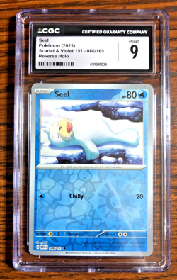 Seel Reverse Holo #086 - CGC MINT 9 - 2023 Scarlet & Violet 151 - Pokemon TCG - Image 1