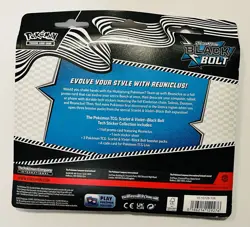 Pokemon TCG Scarlet Violet Black Bolt Tech Sticker Collection 3-Pack Blister - Image 2