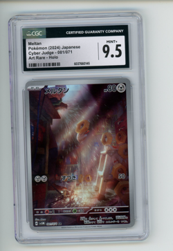 2024 Pokemon Cyber Judge Meltan 081/071 Japanese Art Rare Holo CGC 9.5 MINT+ - Image 1