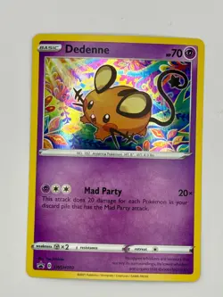 🇨🇦 NM Dedenne SWSH080 Blacl Star Promo Cosmos Holo Pokemon TCG - Image 1