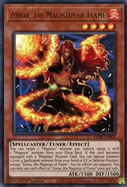 Zoroa, the Magistus of Flame - GEIM-EN002 - NM/VLP - Ultra Rare - 1st ed -Yugioh - Image 1