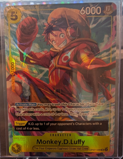 One Piece Illustration Box Volume 3 Monkey D Luffy Promo Art SR OP07-109 - Image 1