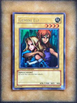 Yugioh Gemini Elf IOC-SE1 Ultra Rare Limited Edition LP - Image 1