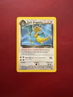 Dark Dragonite 22/82 Non Holo Rare Team Rocket Pokemon Card LP - Image 1