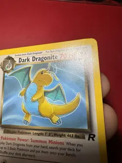 Dark Dragonite 22/82 Non Holo Rare Team Rocket Pokemon Card LP - Image 4