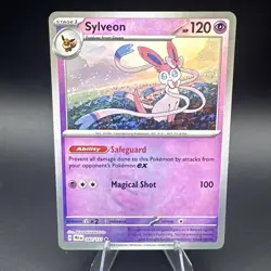 2025 Pokemon SV Prismatic Evolutions Sylveon Reverse Holo Poke Ball 040/131 TCG - Image 1