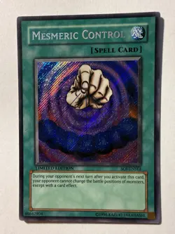 MESMERIC CONTROL SOI-ENSE4 - SECRET RARE - LIGHT PLAY Yugioh! - Image 1