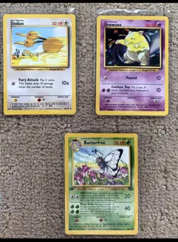 WOTC Error Cards! Blue Smear - d Edition - Misprint Pokemon Cards! - Image 1