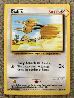 WOTC Error Cards! Blue Smear - d Edition - Misprint Pokemon Cards! - Image 2