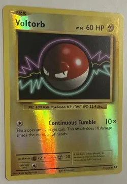 💥 VOLTORB - 39/108 - Reverse Holo - XY Evolutions - Pokemon Card - 2016 NM/Mint - Image 2