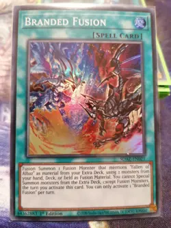 SDAZ-EN021 Branded Fusion Super Rare 1st Edition Mint YuGiOh Card - Image 1