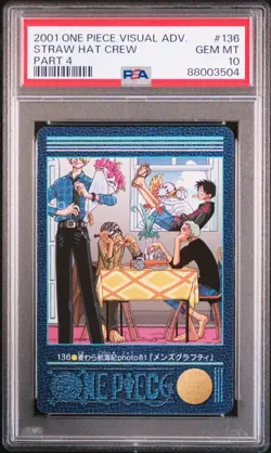 PSA10 No.136 Straw Hat Voyage Photo81 One Piece Visual Adventure Card - Image 1