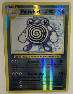 Pokemon Poliwhirl 24/108 XY Evolutions Reverse Holo Uncommon Near Mint - Image 1