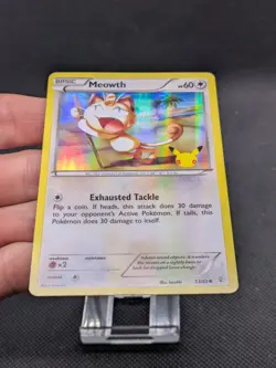 Meowth 53/83 Pokemon TCG Generations 20th Anniversary Stamp Promo LP-NM - Image 2