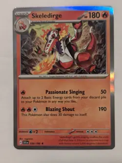 Skeledirge Holo Rare - 038/198 - Scarlet & Violet Base Pokemon 2023 - NM - Image 1