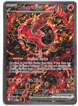 Oricorio ex 024 Promo Mega Evolutions Pokemon NM - Image 1