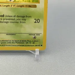 Bulbasaur 44/102 - Base Set (Shadowless) - Pokemon TCG - Image 5