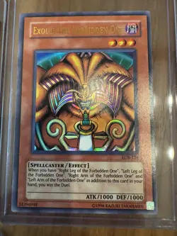 Exodia the Forbidden One COMPLETE SET (5) | LOB Original | VLP-NM | Yugioh - Image 3