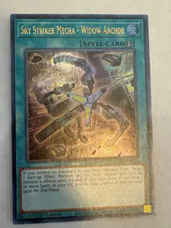 YUGIOH- Sky Striker Mecha - Widow Anchor - MAMA-EN010 - Ultra Rare - 1st Edition - Image 1