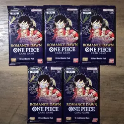 One Piece OP-01 Romance Dawn Booster Pack Lot English - Image 1
