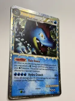 Pokemon TCG Feraligatr Prime Heartgold Soulsilver Black Star HGSS07 MP - Image 2