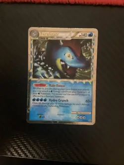 Pokemon TCG Feraligatr Prime Heartgold Soulsilver Black Star HGSS07 MP - Image 1