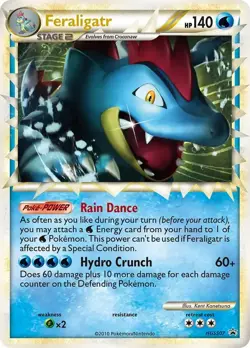 Feraligatr (Prime) - HGSS07 - Pokemon Heart Gold Soul Silver Promo Holo LP - Image 1