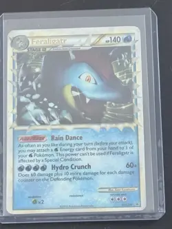 Pokemon Feraligatr Prime Holo: Heartgold Soulsilver Black Star Promos HGSS07 LP - Image 1