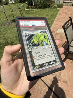PSA 9 MINT Tyranitar ex 17/17 HOLO POP Series 1 2004 Pokemon Card (PSA 10U) - Image 2