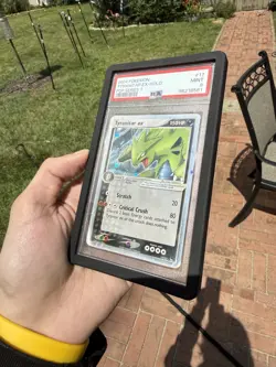 PSA 9 MINT Tyranitar ex 17/17 HOLO POP Series 1 2004 Pokemon Card (PSA 10U) - Image 3