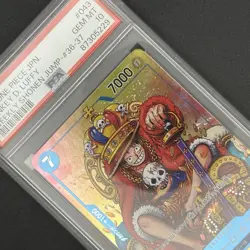 2023 One Piece Promo Card Monkey D. Luffy Weekly Shonen Jump #36-37 PSA10 JP - Image 1