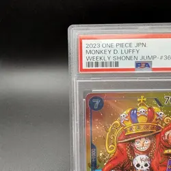 2023 One Piece Promo Card Monkey D. Luffy Weekly Shonen Jump #36-37 PSA10 JP - Image 4