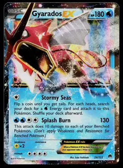 Pokemon Card - Gyarados EX XY BREAKpoint 26/122 Ultra Rare - Image 1