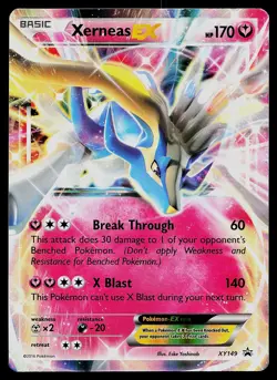 Pokemon Card - Xerneas EX XY Promo XY149 Shiny Holo - Image 1