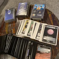 3+ Star Trek CCG Complete Different Starter Decks TCG The Card Game Lot Sci Fi - Image 1