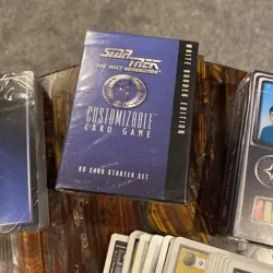3+ Star Trek CCG Complete Different Starter Decks TCG The Card Game Lot Sci Fi - Image 3