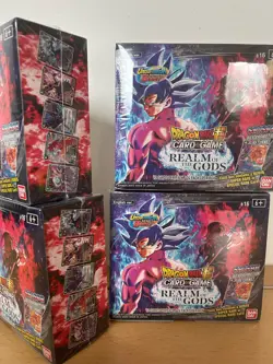 Dragonball super Card Game Masters Realm of the Gods sealed Booster boxes lot 4 - Image 2