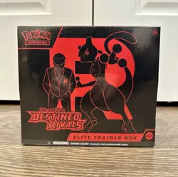 Pokemon TCG Scarlet & Violet Destined Rivals Elite Trainer Box ETB Sealed Auc#4 - Image 1