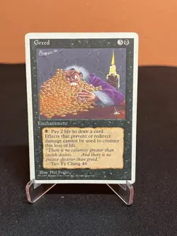 MTG Greed Fourth Edition 140/379 Regular Rare - Image 1
