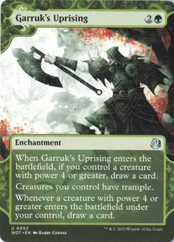 Garruk's Uprising U Wilds of Eldraine: Enchanting Tales 53 NM - Image 1