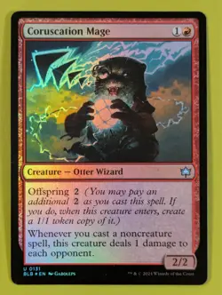 FOIL Coruscation Mage x1 Bloomburrow 1x Magic the Gathering MTG - Image 1