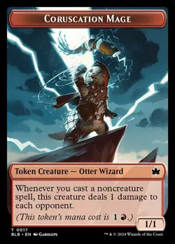 Coruscation Mage-Bloomburrow Tokens-Foil-17-LP - Image 1