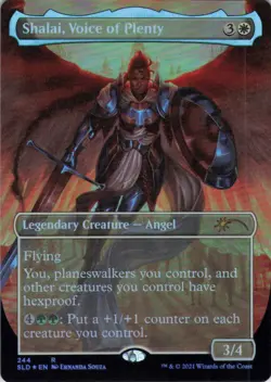 MTG Shalai, Voice of Plenty (244) | NM Foil | Secret Lair Black is Magic {SLD} - Image 2