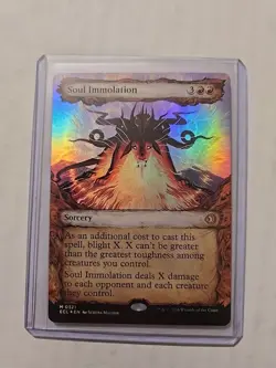 Soul Immolation (Showcase/Foil) - Lorwyn Eclipsed - NM - Mythic - Sorcery - Image 1