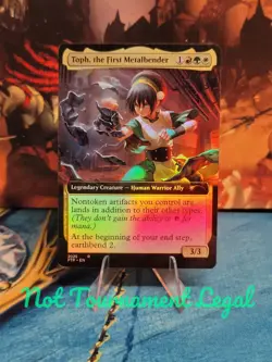 FTP Toph The First Metalbender Foil MTG Avatar The Last Airbender UB - Image 2