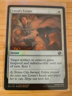 MTG Loran's Escape (FOIL) 014 The Brothers' War M/NM Free UK P&P - Image 1