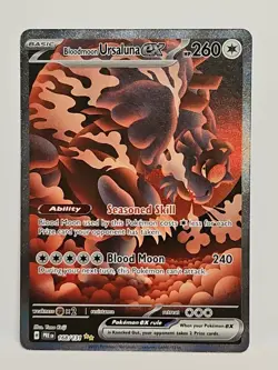 Pokemon - Bloodmoon Ursaluna ex - 168/131 - SV: Prismatic Evolutions NM - Image 1
