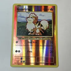 Growlithe Pokemon TCG XY Evolutions Reverse Holo Common 17/108 - Image 1