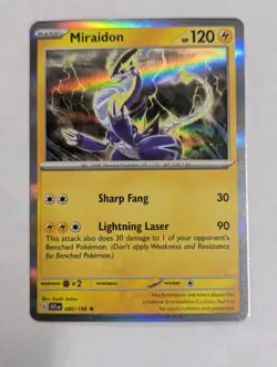 Miraidon - 080/198 - Pokemon TCG Scarlet & Violet (2023) - Holo Rare - NM - Image 1